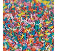 Sprinkly Rainbow Sprinkles 150g Pouch - Vanilla Sugar Strands for Cake Decorating