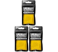 SPRINKLY - Sugar Crystals - Yellow - 30g (Pack of 3)