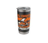 Sprint Car Racing Dirt Track Speed Oval Race Winged Outlaw Stainless Steel Insulated Tumbler