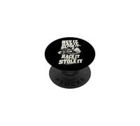 Sprint Car Racing Rev Gas Slide Dirt Track Humor PopSockets Adhesive PopGrip