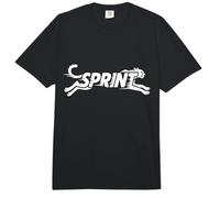 Sprint Cheetah Word Art - Track & Speed Training Design Comfort Colors Adult Heavyweight T-Shirt