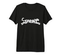 Sprint Cheetah Word Art - Track & Speed Training Design Premium T-Shirt
