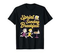 Sprint to Sunday Breakfast Family Race Graphic T-Shirt
