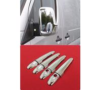 SPRINTER W906 Stainless Steel Chrome Mirror Covers 2 Pieces & Stainless Steel Chrome Door Handles 4 Doors (2006-2017)