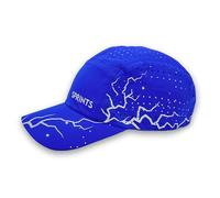 Sprints Race Day Performance HyperG Racing Cap | The Lightweight, Quick Dry, Running, Sport Hat, One Size, Unisex, Shockwave Neon Blue Flash Reflective, One size