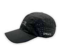 Sprints Race Day Performance HyperG Racing Cap | The Lightweight, Quick Dry, Running, Sport Hat, One Size, Unisex (Victory Sprints Black)