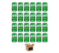 Sprite Lemon & Lime Soft Drinks - Regular & Zero Sugar Fizzy Drinks | Classic Original Taste | Refreshing Sparkling Citrus Beverage, No Caffeine | (Cans 24 pack- 330ml, Lemon & Lime)