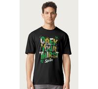 Sprite Men's Enjoy & Obey Your Thirst T-Shirt in Black | Size: Large Sprite Black L