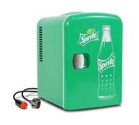 Coca Cola Coke Mini Fridges For Bedrooms 4L Small Fridge 12V Portable Cooler 6 Can Table Top Quiet Mini Fridges For Skincare Food Drinks Baby Bottles Kids Teens Home Car Travel Green