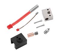 Sprite Sprite Extruder Heater Block Kit 3D Printer Hotend Kit 3D Printer Heater Sprite Hotend Bimetal Heating Block Throat Tube Heater 0.4mm Nozzle Extruder Parts for Ender 3 S1 24V 40W 300℃