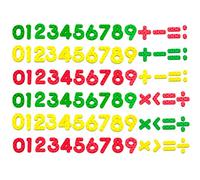 SpriteGru 102pcs Magnetic Numbers for Basic Math Mathematics Education (Stars Background),Small