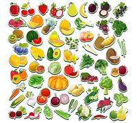 SpriteGru 59 PCS Fruits & Veggies Magnets for Toddlers Kids, Perfect for Preschool Learning