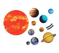 SpriteGru Giant Magnetic Solar System with 12 Individual Briefing Magnets.Perfect for Toddlers and Kids. (24 PCS)