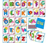 SpriteGru Go Fish Card Game, 104 Letter Cards Alphabet ABC Memory Matching Game for Kids Learning, Party Game, Family Gathering, Game Night, Classroom Activities