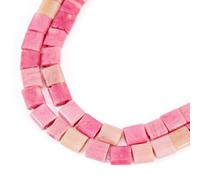 Spritewelry 1 Strand Natural Agate Beads 2-Hole Tila Beads Jasper Beads Flat Rectangle Rhodonite Hematite Beads 5 mm Gemstone Seed Beads for Jewelry Making Multi-Strand Bracelet