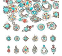 Spritewelry 24Pcs Vintage Western Charms for DIY Jewelry Making Crafts