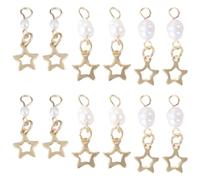 Spritewelry 30Pcs Natural Freshwater Pearl Charms & Star Pendants