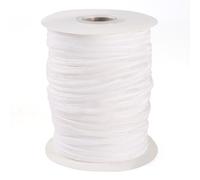 Spritewelry 50 Yards White Velvet Ribbon 3mm Vintage Single Face Satin Ribbon Decorating Lace Trim for Gift Wrapping Christmas Wreath Bow DIY Crafts Sewing