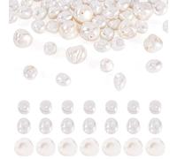 Spritewelry 70Pcs Pearl Beads Potato Shape Natural Cultured Freshwater Pearl Beads Loose Spacer for DIY Bracelets Necklace Earrings Jewelry Making