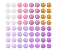 Spritewelry 80Pcs Silicone Beads 15mm Purple Silicone Focal Beads Rubber Round Spacer Beads Bulk for DIY Keychain Lanyard Bracelet Necklace Jewelry Making