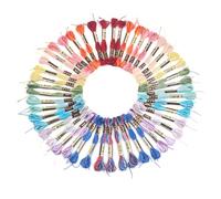 Spritewelry Embroidery Floss 48 Skeins Gradient Color Cross Stitch Threads Friendship Bracelet Thread for Knitting DIY Crafts Project Sewing Accessories