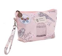 Spritumn Cosmetic Bag Printing Beauty Makeup Bag Travel Pouch Bag, Brush Pouch Toiletry Wash Bag Portable Travel Makeup Case Pouch for Women Girls (B)