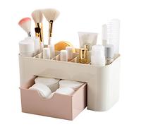 Spritumn Cosmetic Make Up Organiser Display Table Desktop Storage Stand, Makeup Drawer Type Storage Box Case Holder Brush Pen Jewelry Organizer Saving Space (C)