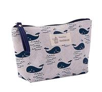 Spritumn Multi-Function Makeup Bags, Travel Cosmetic Bags Brush Pouch Toiletry Wash Bag Beauty Bag Portable Travel Make Up Case Pouch Toiletry Bags for Women Girls (B)