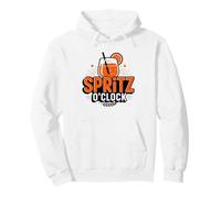 Spritz Cocktail O'clock Vintage Italian Aperitivo Badge Pullover Hoodie