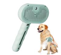 Spritz Defur Comb - Cat Steaming-Brush Tool, Dog Hair-Remover for Shedding, Pet-Spray Gear, USB-Rechargeable Base with 35ml Integrated-Tank, Grooming-Depilatory Kit for Cleansing and Massaging