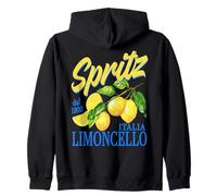 Spritz Limoncello dal 1900 Italia Vintage Lemon Cocktail Zip Hoodie