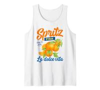 Spritz o'clock Italia Vintage Aperitivo Cocktail Tank Top