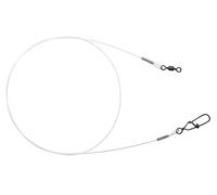 Spro Matt Black Leader Fluoro - 2 Fluorocarbon Spin Leaders for Spin Fishing, Spin Leader for Spin Fishing, 25cm / 0.60mm / 20kg - 44lb