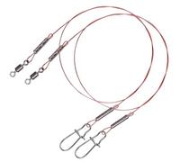 Spro Pike Fighter Wire Leader 1x7-2 Steel Leaders for Pike Fishing Leader for Pike Spinning Leader for Spin Fishing Steel Leader, Length/Load Capacity: 30 cm - 9.1 kg