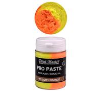 Spro Trout Master Pro Paste - UV-Active, Floating Trout Paste for Maximum Catching Success, Trout Fishing Bait UV - Trout Bait for Large Trout, Trout Bait (Yellow & Orange/Garlic)