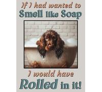 Sprocker Cocker Brown Spaniel pet dog funny flexible fridge magnet
