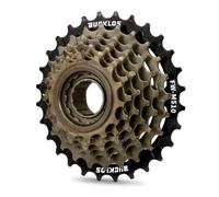 Sprocket 5/6/7/8/9/10 Speed 11/13/14-28/32/36T Sprocket Bicycle Freewheel | Anti-rust nickel plating for rainy UK weather.Smooth Index Shifting,universal thread&reinforced design-perfect for Ebike/City