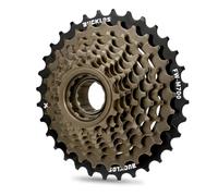 Sprocket 5/6/7/8/9/10 Speed 11/13/14-28/32/36T Sprocket Bicycle Freewheel | Anti-rust nickel plating for rainy UK weather.Smooth Index Shifting,universal thread&reinforced design-perfect for Ebike/City
