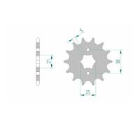AFAM 21308-13 Chain Pinion