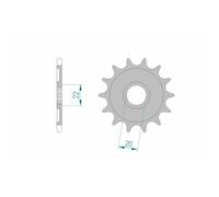 Sprocket AFAM Steel Standard 21309-paso 520 for Moto Spare Parts Accessories Set