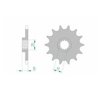 Sprocket AFAM Steel Standard 94215-paso 520 for Moto Spare Parts Accessories Set
