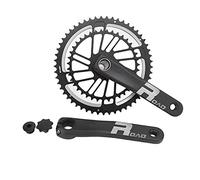 Sprocket Crankset Direct Mount Hollow Integrated Bicycle Chainring Guard Protector (53/39T (not including central axis))