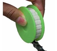Sprocket Oil Roller - Green Wheel Chain Cleaner | Chain Round Brush | Rolling Chain Oil Lubricant | Chain Care Kit Suitable for Mountain, Road, City, Hybrid and Folding Bike Bicycle
