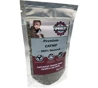 SPROGLEY Premium Catnip, Medium flakes in a 40g resealable bag. 100% Natural and organically farmed. No harmful chemicals. A calming cat treat for your cat aiding with anxiety, boredom or depression!