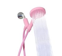 Sproos Hand Shower, High Pressure, 3 Spray Functions Plus Pause, Extra Long 70 Inch Hose, Eco-Friendly Materials, Easy DIY Assembly, High Pressure Performance, Pink
