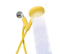 Sproos - Handheld Shower Head, High Pressure, 3 Spray Functions Plus Pause, Extra Long 70 Inch Hose - Eco-friendly Materials - Easy DIY Installation - High Pressure Performance - Yellow