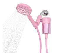 Sproos! - Handheld Shower Head with Filter Kit, High Performance Filtration System for Healthier Hair and Skin, Extra Long 70" Hose, 3 Individual Spray Functions, Pink