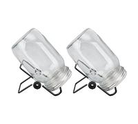 Sprout Jar Set, 2 Wide Mouth Mason Jars and Sprout Stands, Sprout Sprout Set with Strainer Sprout Lid for Growing Broccoli Alfalfa