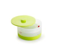 Sprout Maker with 3 Compartments for Multi Purpose Use Organic Home Making Fresh Sprouts for Living Healthy Life Sprouter Germinator for Grains, Seeds, Beans, Organic Sprouting Trays - Medium Green