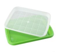 Sprouter Tray, Microgreens Sprouter Tray Plastic Small Hole Trays Propagator For Garden Growing Beans Grass Hydroponics